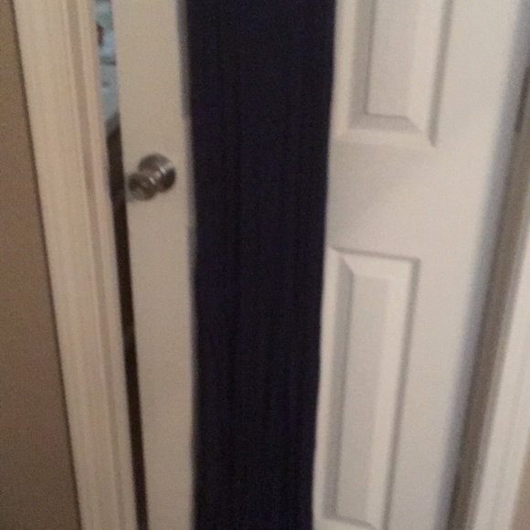 Cedar Tree long black dress w/ slid on both sides - Picture 3 of 7